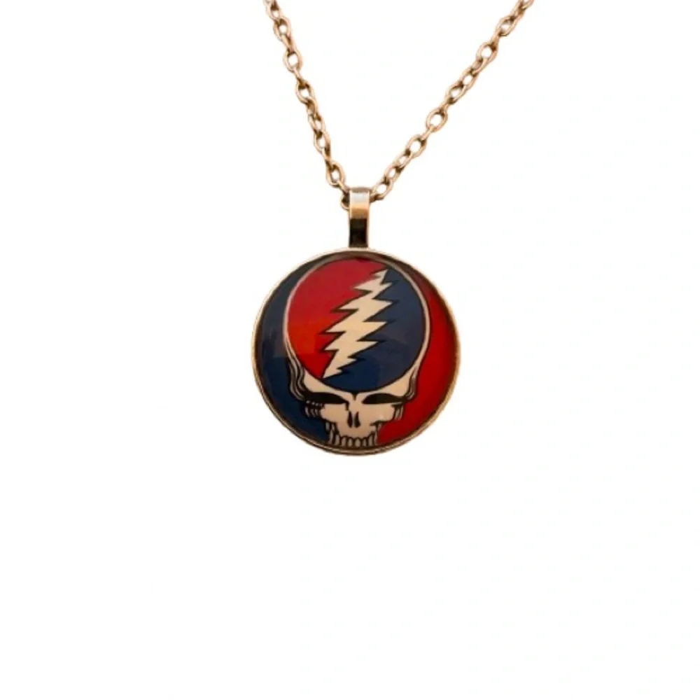 Grateful Dead Steal your Face necklace NWOT